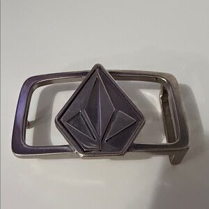 Volcom Silver-Tone Belt Buckle - Silver